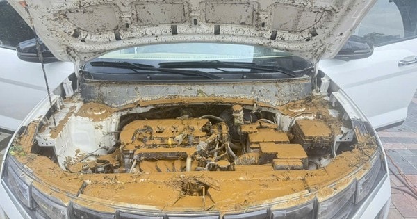 Ô tô ngập bùn đất tại Thái Nguyên cần xử lý thế nào?