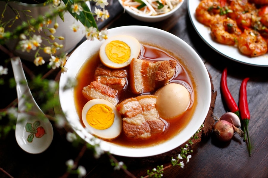 Bí quyết để thịt kho lên màu đẹp