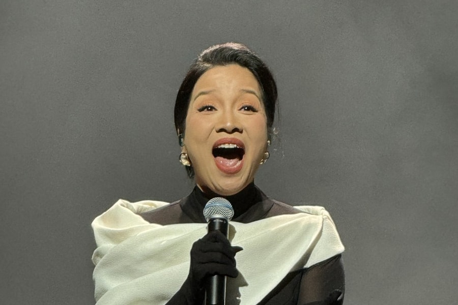 Ca sĩ Mỹ Linh cháy hết mình trong tour diễn 'Xin chào Hàn Quốc'