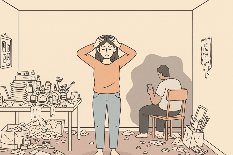 Mười ngày sau cưới, chồng tắm được hai lần