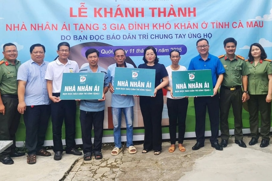 “Có nhà mới để ở, gia đình chúng tôi không còn lo lắng, sẽ an tâm sống tốt”