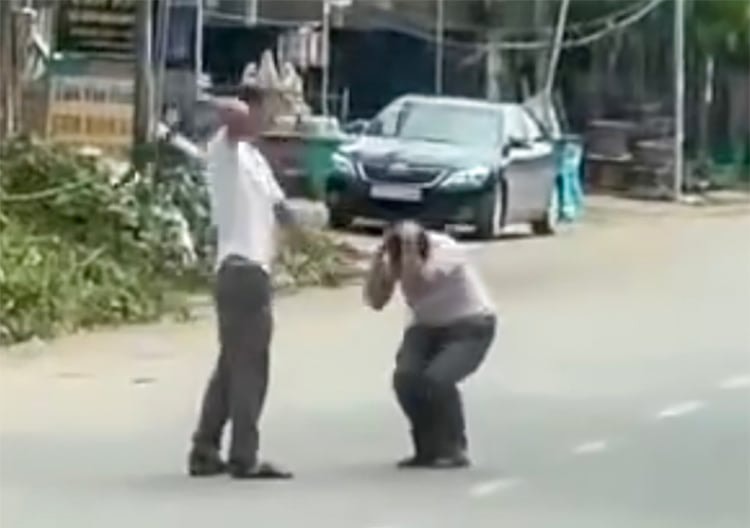 Người đánh tài xế xe buýt, bắt quỳ giữa đường bị khởi tố