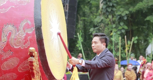 Bí thư Thanh Hóa đánh trống khai hội Lễ hội Lam Kinh 2025