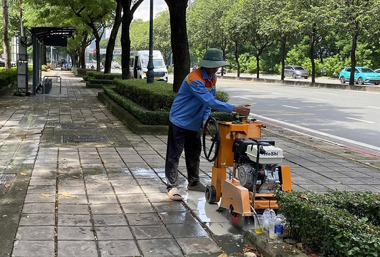 Làn đường riêng cho xe đạp đầu tiên tại TP Hồ Chí Minh