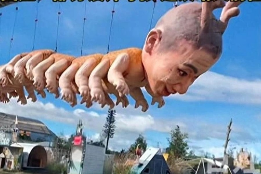 Khu du lịch dỡ bỏ tượng rết hình mặt người gây ám ảnh cho người xem