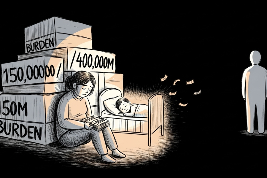 Chồng thờ ơ mặc tôi gồng gánh tiền cho con chữa bệnh tim bẩm sinh