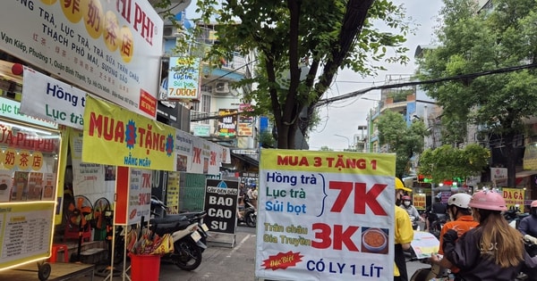 Các chuỗi trà sữa 7.000 - 10.000 đồng/ly xuất hiện dày đặc trên nhiều tuyến đường ở TP HCM