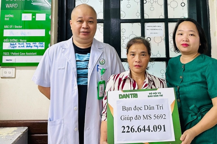 Hơn 326 triệu đồng tiếp sức người mẹ từng bất lực nhìn chồng con nguy kịch