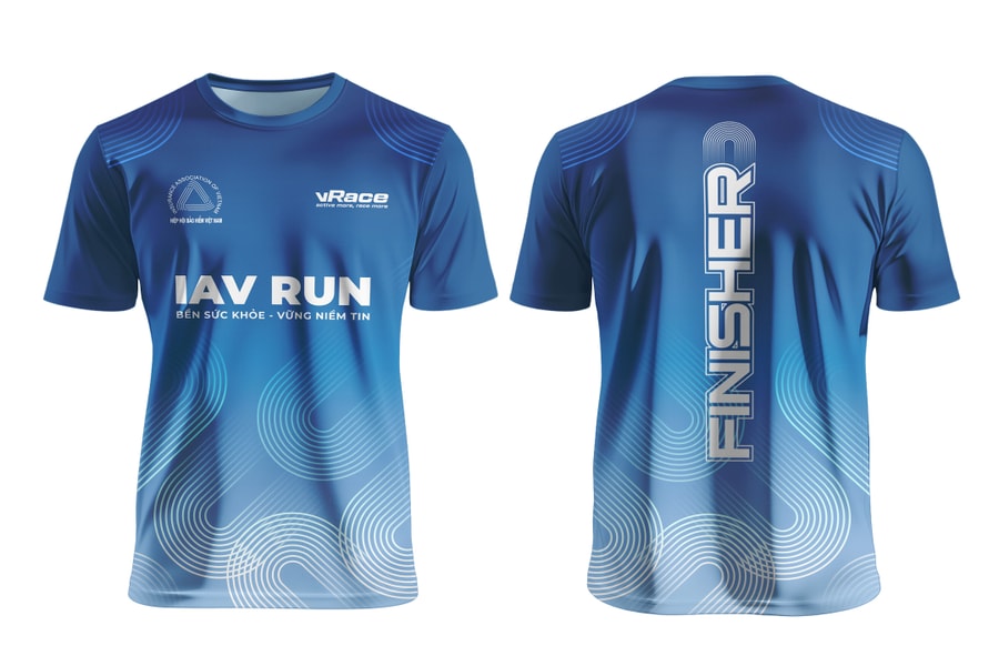 Giải IAV Run 2025 ra mắt áo finisher, huy chương