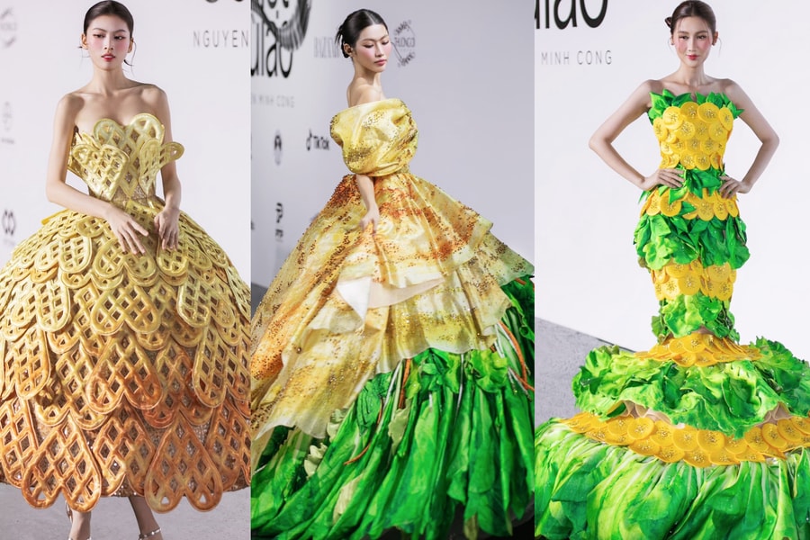 NTK Việt gây sốt khi đưa bánh dân gian lên sàn diễn thời trang