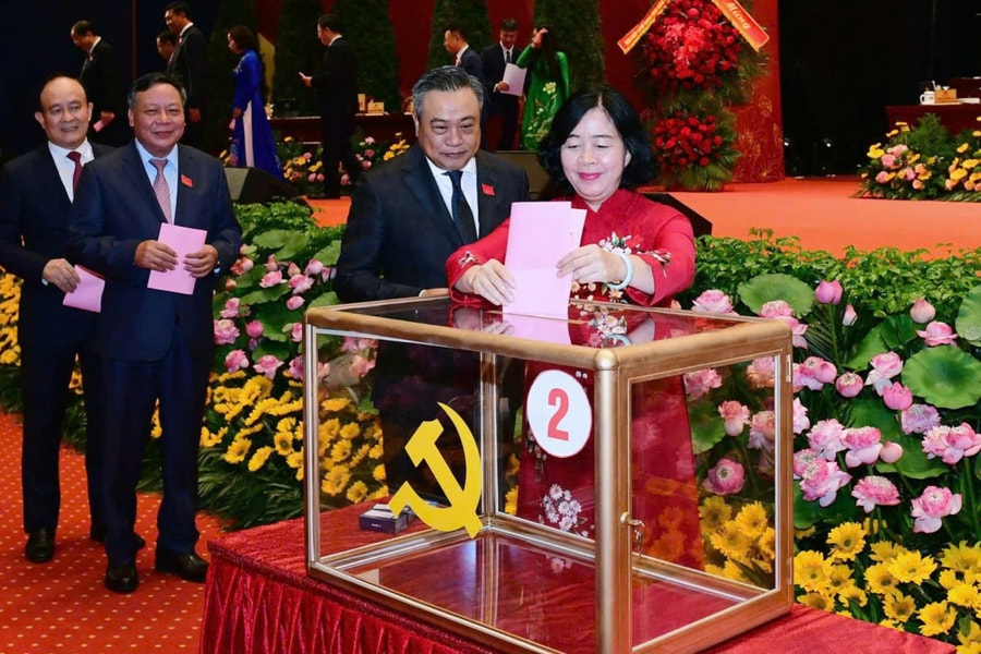 Hà Nội công bố 75 người trúng cử Ban Chấp hành Đảng bộ khóa 18