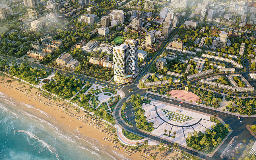 Quy Nhơn có thêm dự án căn hộ mặt tiền biển