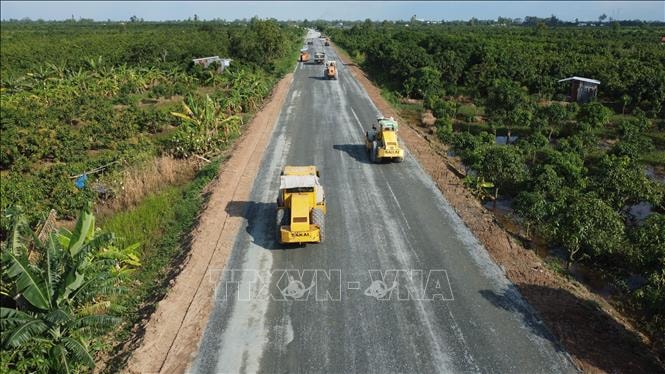 Công trình tuyến tránh Cao Lãnh 'chạy nước rút' về đích