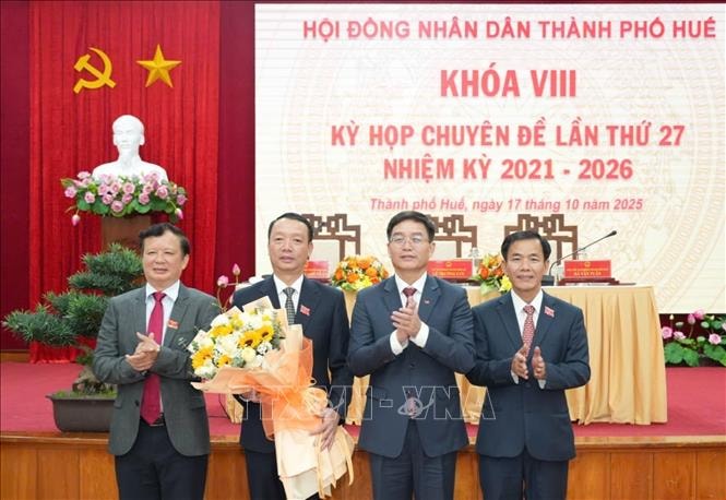 Phó Bí thư Thành ủy Phan Thiên Định được bầu giữ chức Chủ tịch UBND thành phố Huế