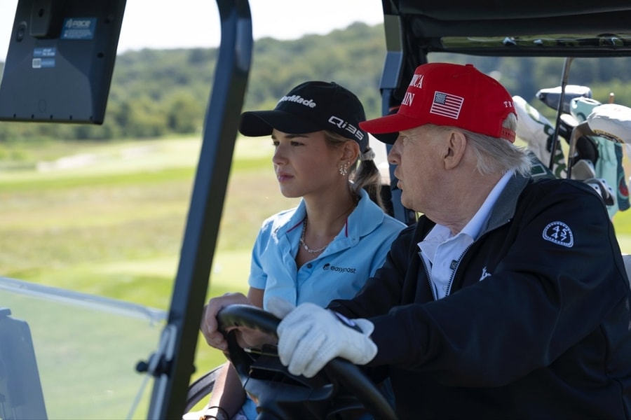 Kai Trump kể chuyện chơi golf với ông nội