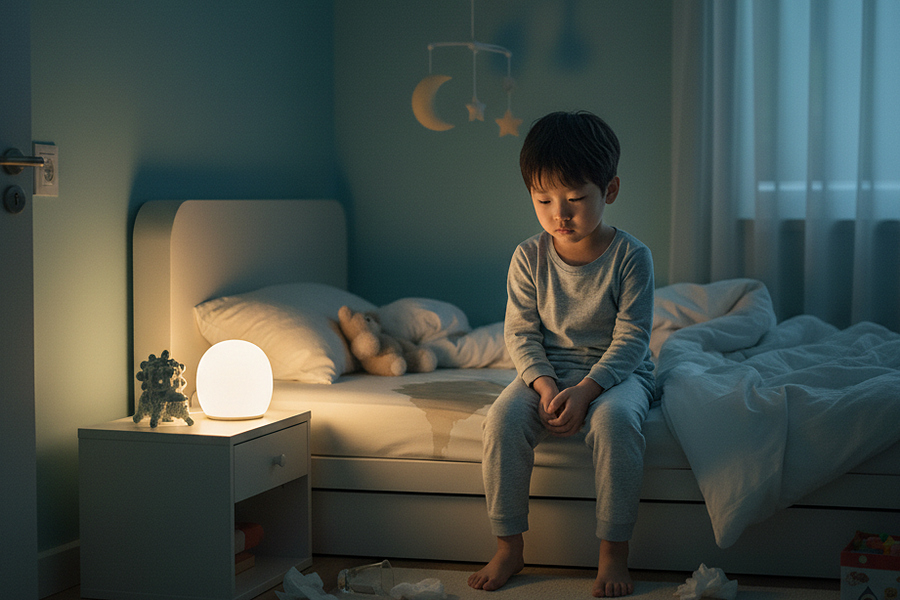 Vì sao trẻ tiểu đêm?