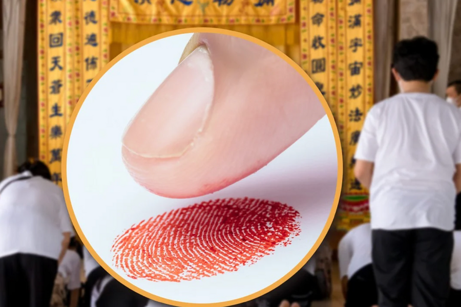 Lấy vân tay của người chết để làm giả giấy vay tiền