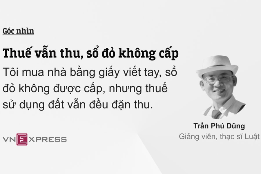 Thuế vẫn thu, sổ đỏ không cấp