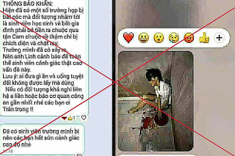 Cảnh sát xác định thông tin 'sinh viên bị bắt cóc sang Campuchia' là giả