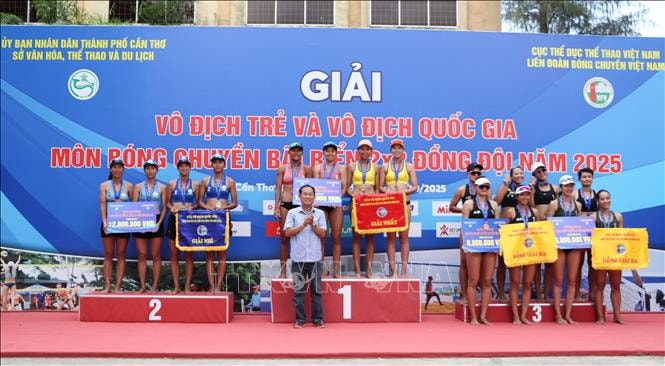 Bế mạc Giải vô địch quốc gia môn Bóng chuyền bãi biển 2x2 đồng đội