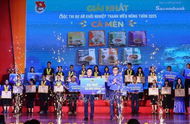 Dự án 'Cà mèn' giành giải nhất Cuộc thi khởi nghiệp thanh niên nông thôn 2025