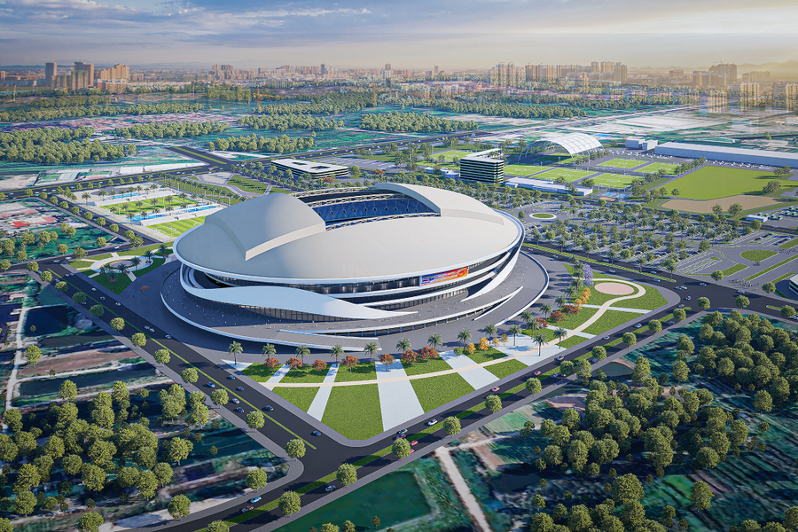 Khởi công sân vận động lớn nhất Việt Nam