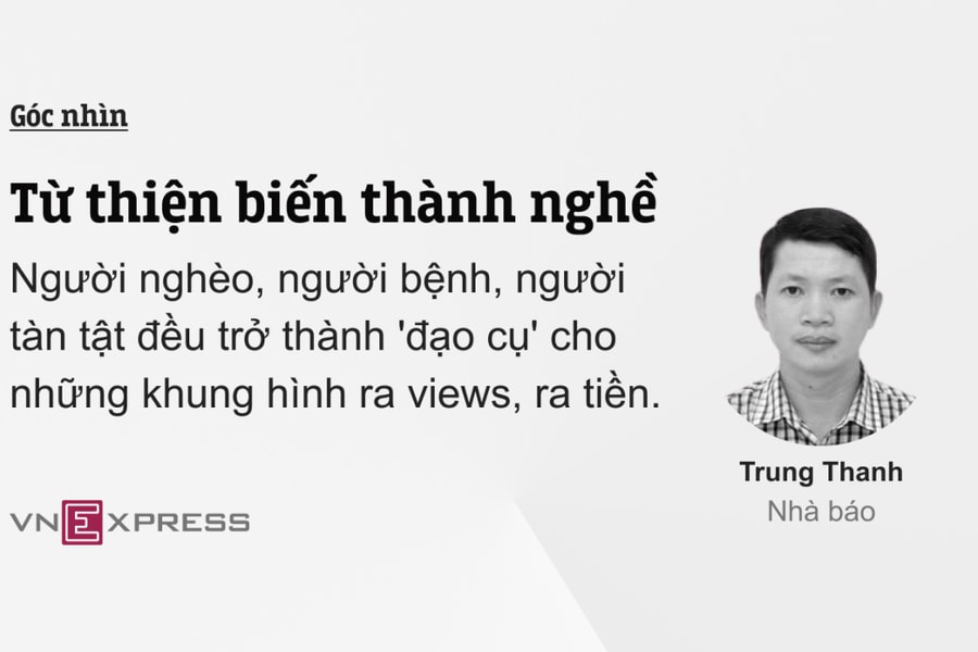 Từ thiện biến thành nghề