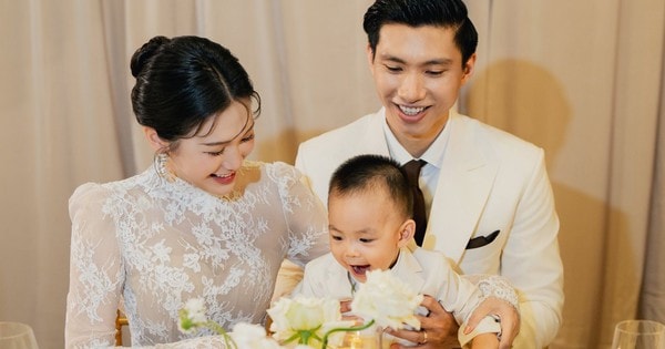 Con trai Đoàn Văn Hậu - Doãn Hải My biểu cảm cực đáng yêu trong ngày đặc biệt