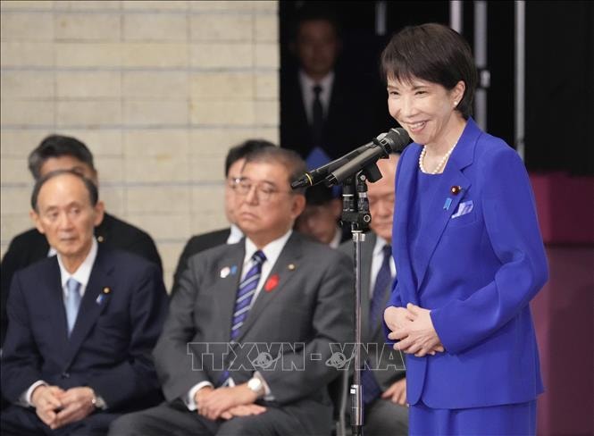 Điện mừng bà Takaichi Sanae được bầu giữ chức Thủ tướng Nhật Bản