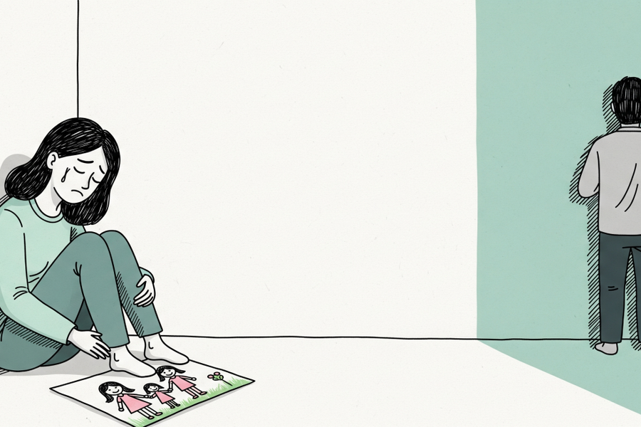 Chồng không thể rời xa bồ dù có với tôi ba con