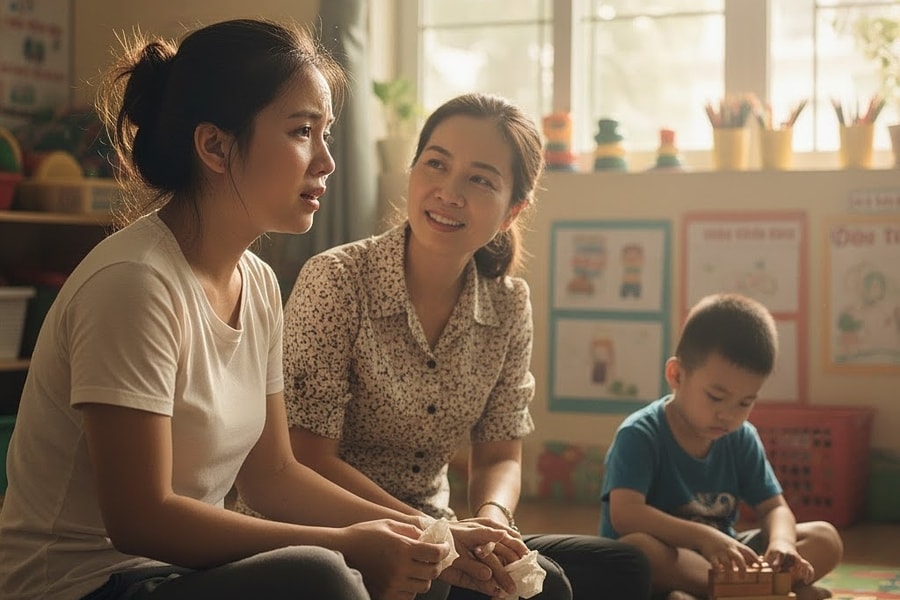 'Khách trên tàu điện nhìn mẹ con tôi như người ngoài hành tinh'