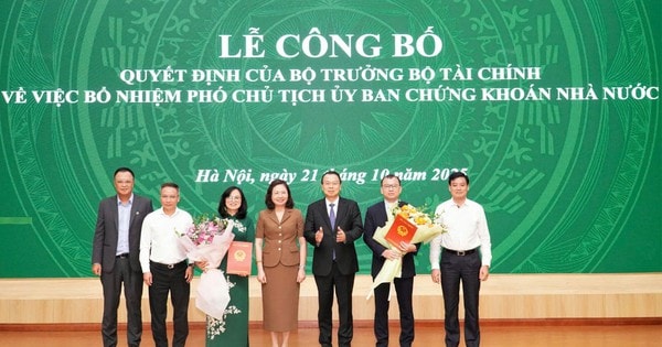 Bổ nhiệm 2 Phó Chủ tịch Uỷ ban Chứng khoán Nhà nước