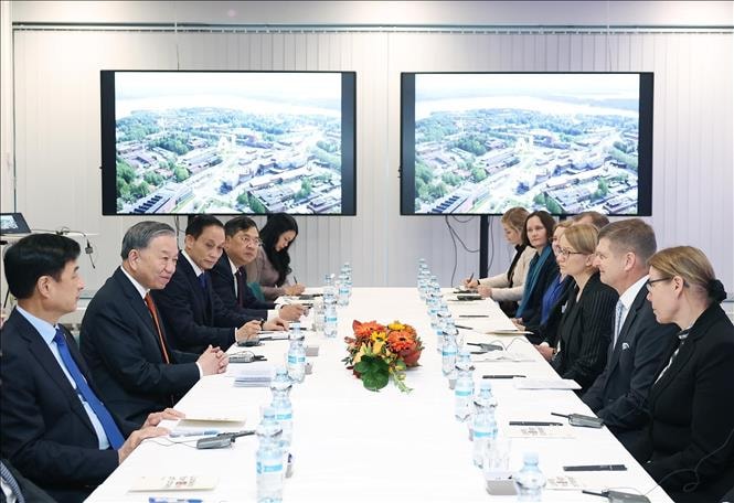 Tổng Bí thư Tô Lâm thăm Đại học Aalto và gặp gỡ sinh viên Việt Nam tại Phần Lan