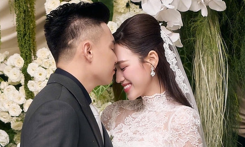 Hoa hậu Đỗ Thị Hà về nhà chồng