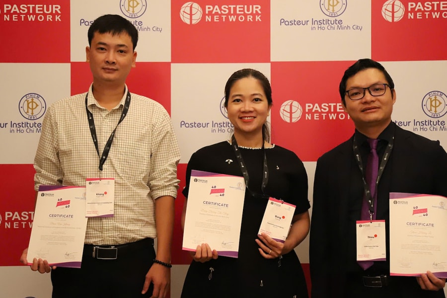 Ba bác sĩ trẻ Việt Nam được Mạng lưới Pasteur toàn cầu vinh danh