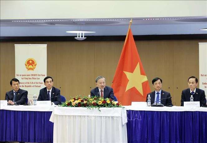 Tổng Bí thư Tô Lâm tiếp Ban lãnh đạo Hội Hữu nghị Phần Lan - Việt Nam