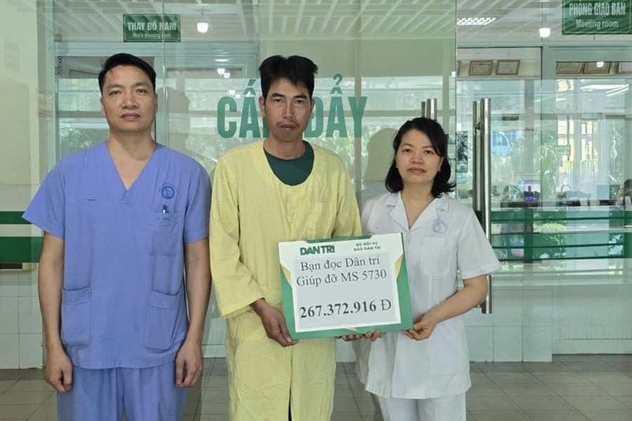 “Cháu không còn đau nhiều nữa, cháu cảm ơn bạn đọc Dân trí đã giúp đỡ”