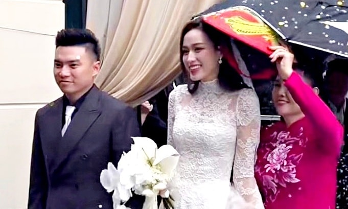 Những hình ảnh cảm xúc tại đám cưới Đỗ Thị Hà