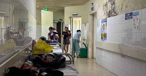 Đà Nẵng: Trẻ mắc cúm virus nhập viện tăng cao, nhiều ca nằm ngoài hành lang