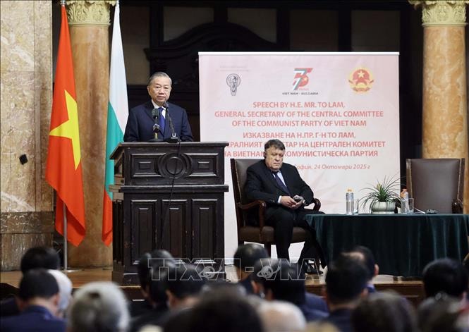 Tổng Bí thư Tô Lâm phát biểu chính sách tại Đại học Sofia