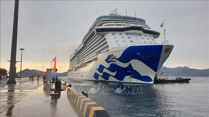Cảng quốc tế Cam Ranh đón tàu biển quốc tế Discovery Princess với 1.200 du khách