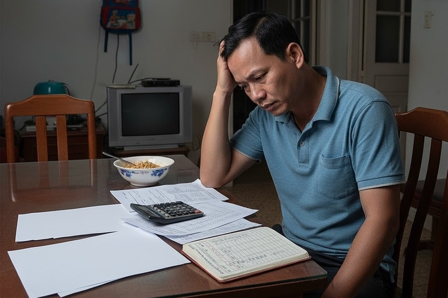 Mua được hai căn nhà, ôtô nhưng 20 năm tôi không đưa tiền cho vợ