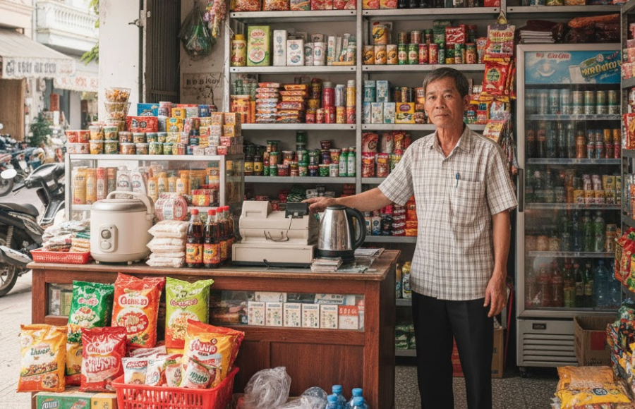 Tôi bán hàng gia dụng '200 triệu lãi 40 triệu chưa trừ 60 triệu thuê mặt bằng'