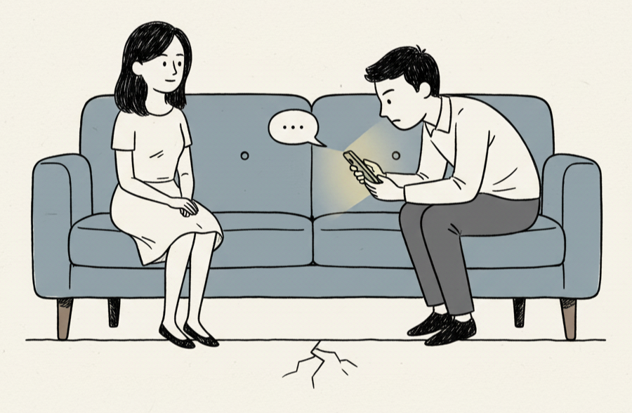 Vợ nhận tin nhắn nhạy cảm từ bạn thân khác giới sau buổi họp lớp