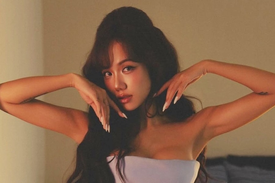 Phương Ly khác lạ sau khi đổi màu da