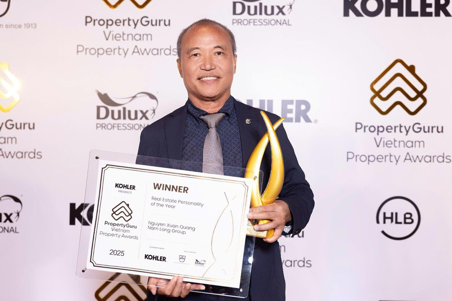 Chủ tịch Nam Long nhận giải 'Nhân vật bất động sản của năm'