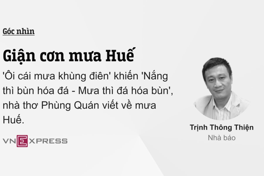 Giận cơn mưa Huế