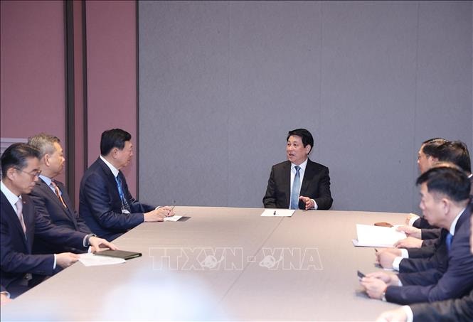 Chủ tịch nước Lương Cường tiếp Chủ tịch Tập đoàn Lotte