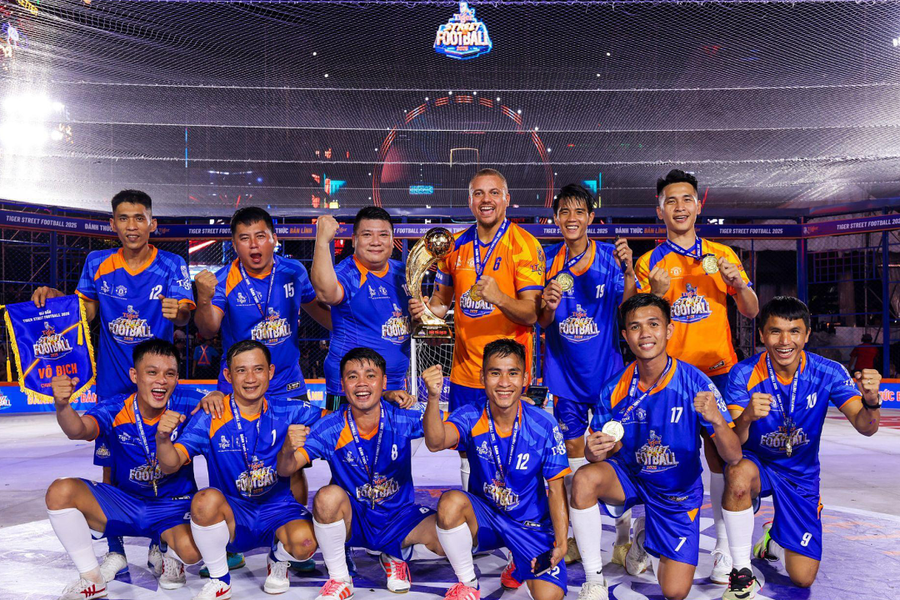 Tiger Street Football 2025 thu hút 3.300 cầu thủ đường phố Việt