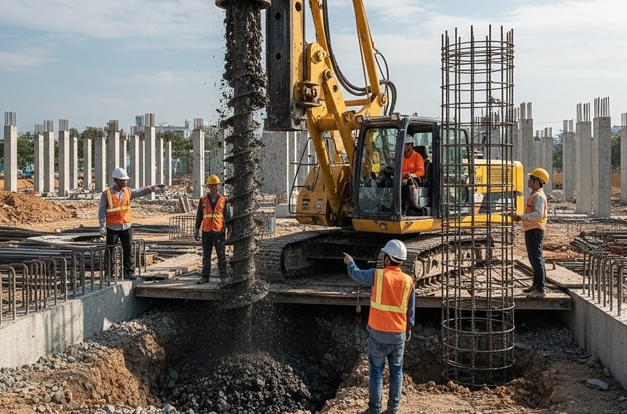 Tôi xây nhà thô 2,5 tỷ mất 200 triệu đồng tiền ép cọc nền